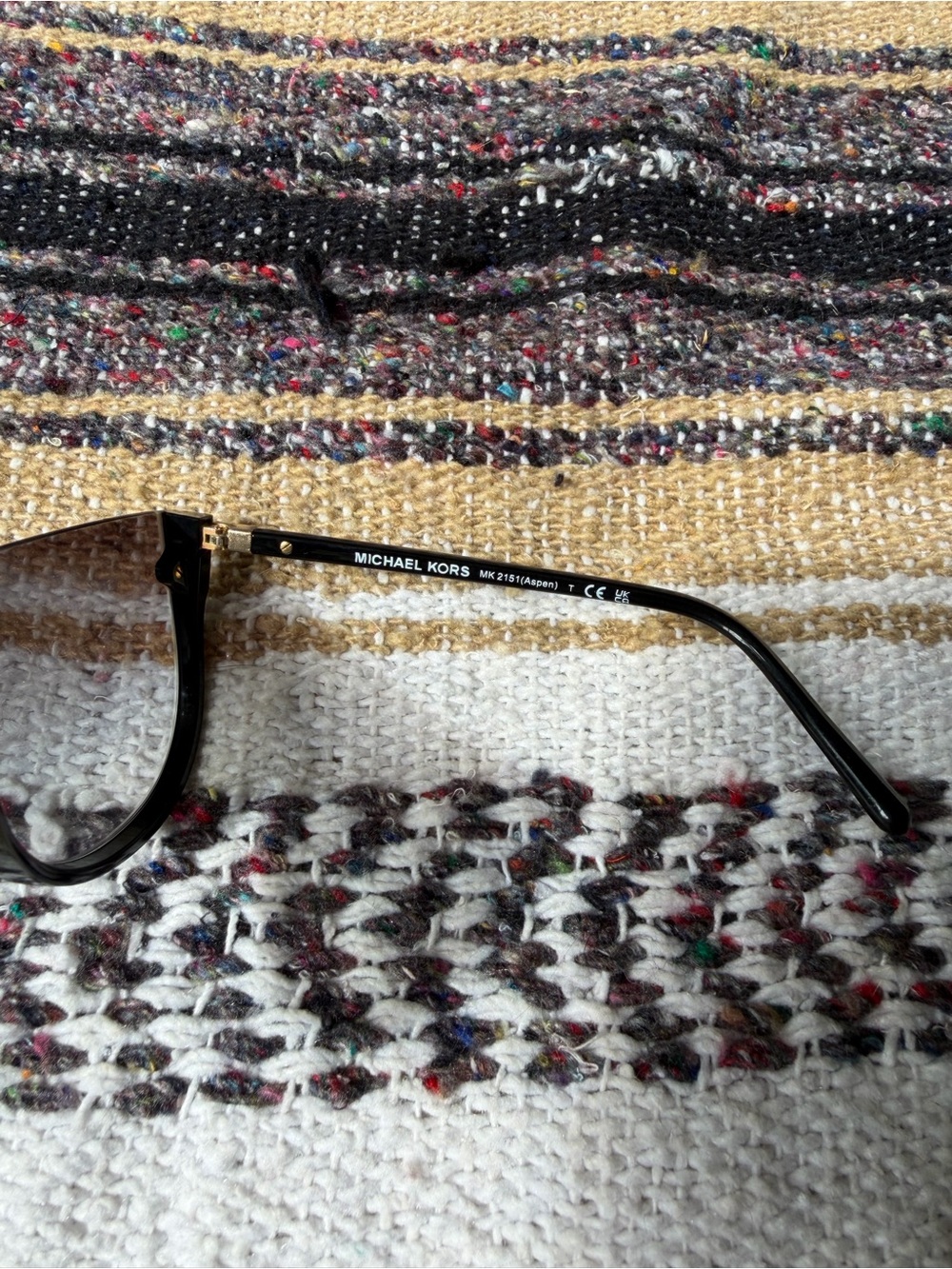 Michael Kors Black Shield Sunglasses with Gradient Lenses - Picture 3 of 6